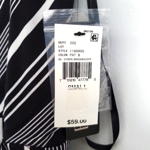 BCX Juniors' Striped Off-The-Shoulder Jumpsuit - Picture 9 of 15